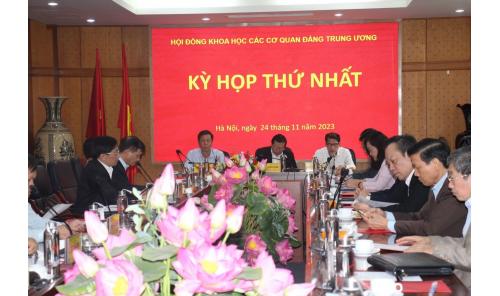 Kỳ họp thứ nhất Hội đồng Khoa học các cơ quan Đảng Trung ương