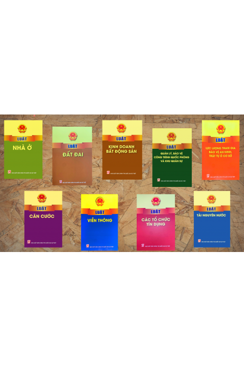Combo 9 sách Luật được Quốc hội thông qua tại kỳ họp thứ 6