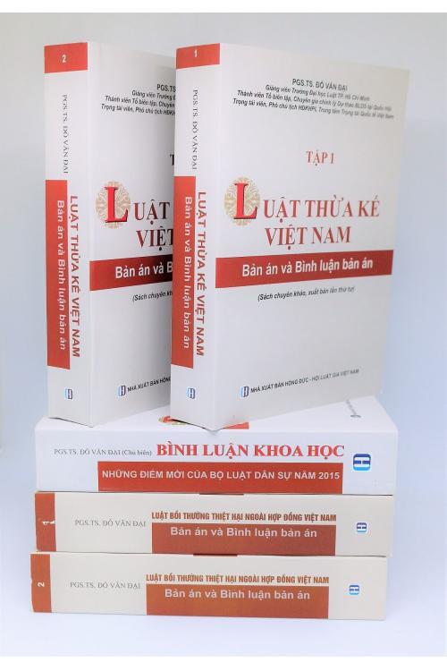 Combo sách pháp luật - Tác giả: PGS. TS. Đỗ Văn Đại