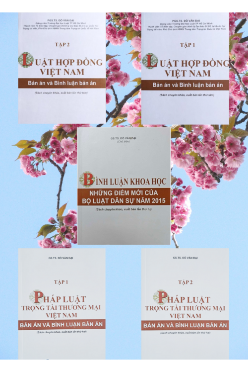 Combo sách pháp luật - Tác giả: PGS. TS. Đỗ Văn Đại