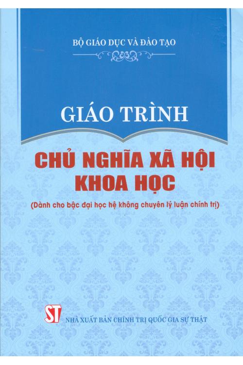 Giáo trình Chủ nghĩa xã hội khoa học (dành cho bậc đại học không chuyên lý luận chính trị)