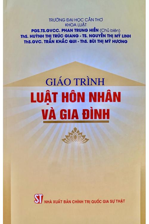 Giáo trình Luật Hôn nhân và gia đình