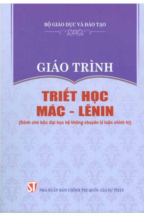 Giáo trình triết học Mác - Lênin (dành cho bậc đại học không chuyên lý luận chính trị)