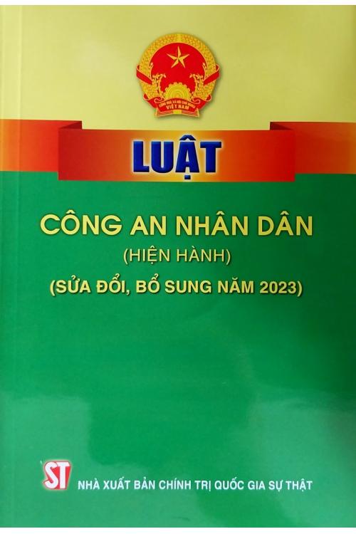 Luật công an nhân dân (Hiện hành) (Sửa đổi, bổ sung năm 2023)
