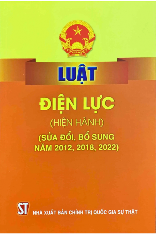 Luật Điện lực (Hiện hành) (sửa đổi, bổ sung năm 2012, 2018, 2022)