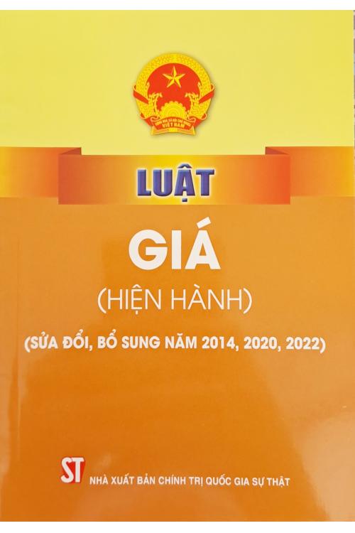 Luật giá (hiện hành) (sửa đổi, bổ sung năm 2014, 2020, 2022)