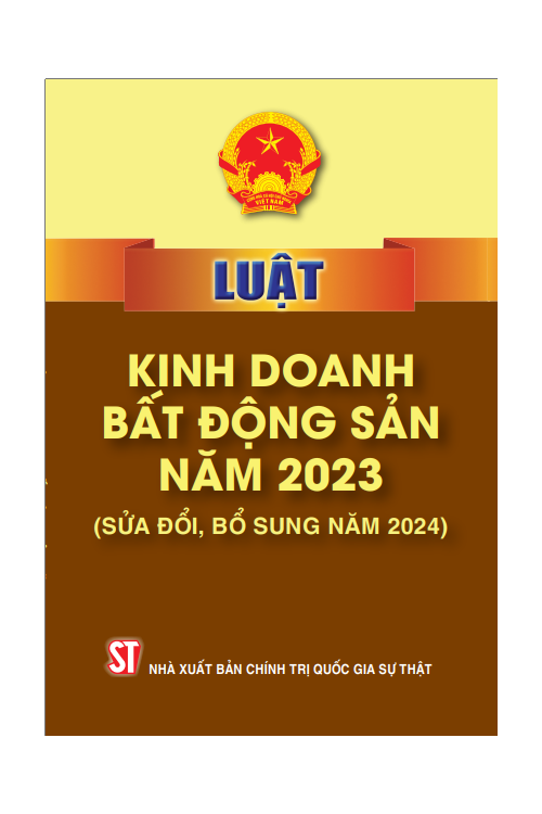 Luật Kinh doanh bất động sản năm 2023 (sửa đổi, bổ sung năm 2024)