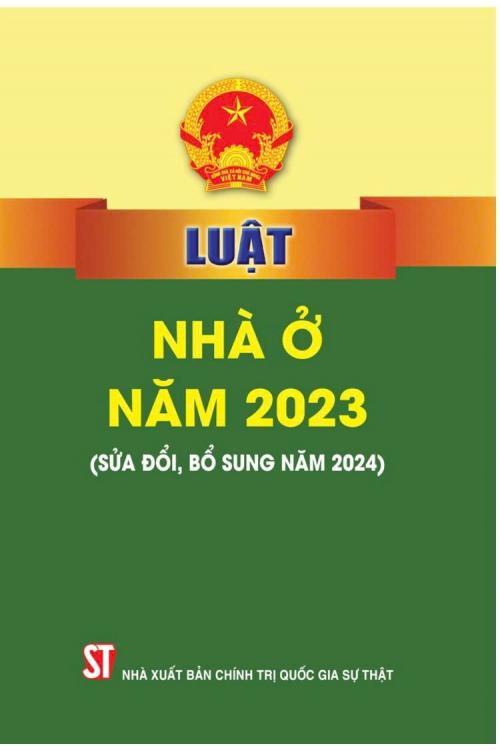Luật Nhà ở năm 2023 (sửa đổi, bổ sung năm 2024)