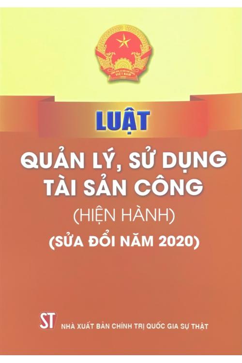 Luật quản lý, sử dụng tài sản công (hiện hành) (sửa đổi năm năm 2020)