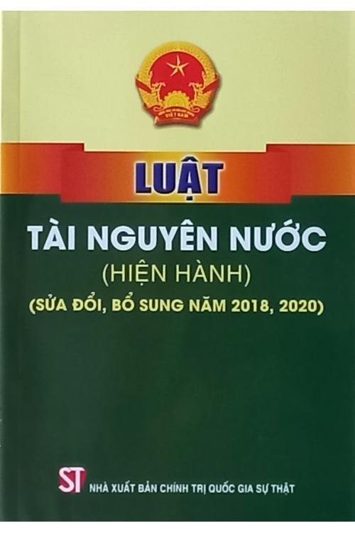 Luật tài nguyên nước (Hiện hành) (Sửa đổi, bổ sung năm 2018, 2020)