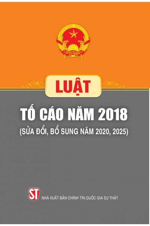 Luật Tố cáo năm 2018 (Sửa đổi, bổ sung năm 2020, 2025)