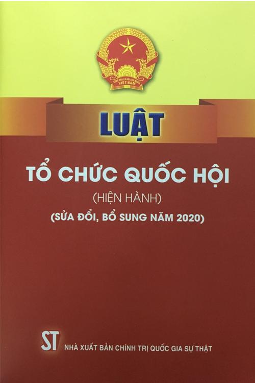 Luật tổ chức Quốc hội (hiện hành) (sửa đổi, bổ sung năm 2020)
