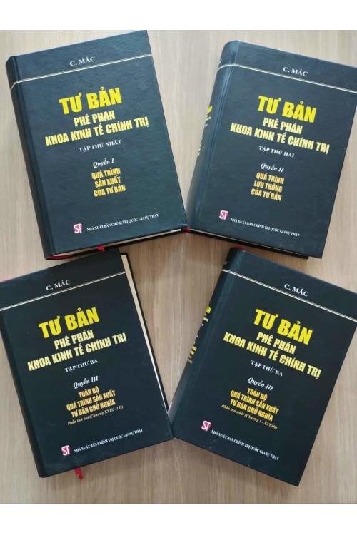 Tư bản phê phán khoa kinh tế chính trị (Bộ 4 cuốn)